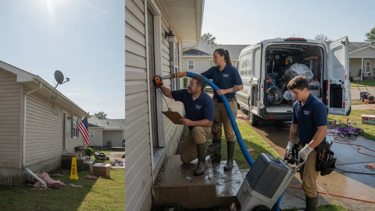 Ceiling Water Damage Restoration in Pecatonica, IL near me